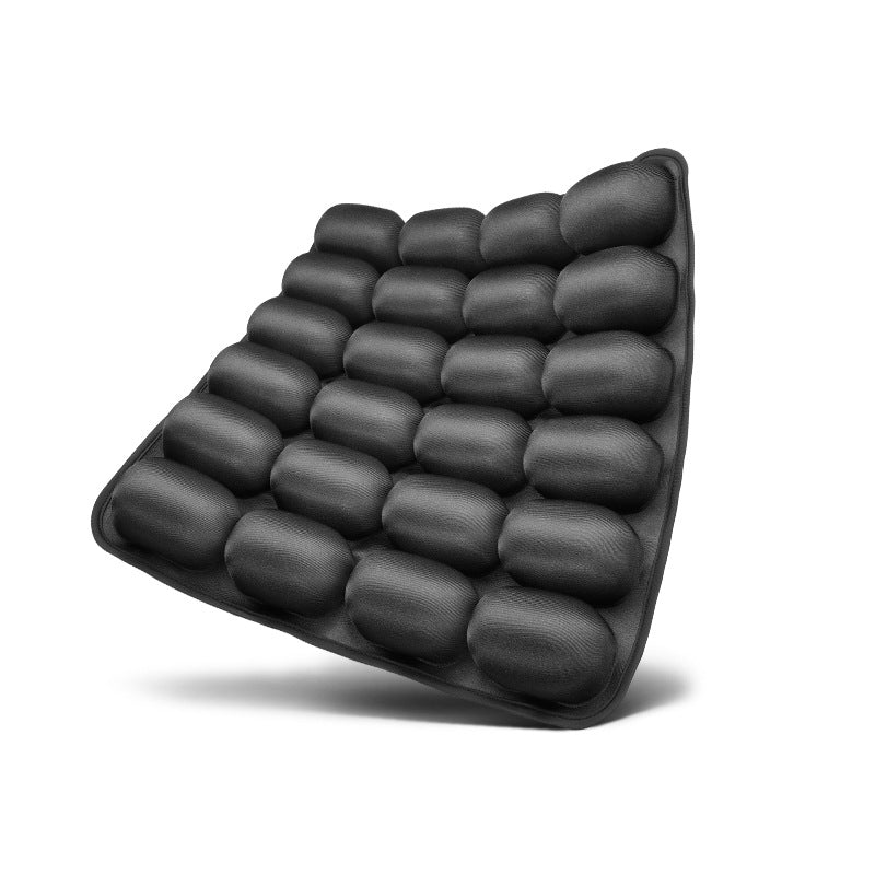 Shopi Vella black portable inflatable seat cushion with air cells for comfortable seating