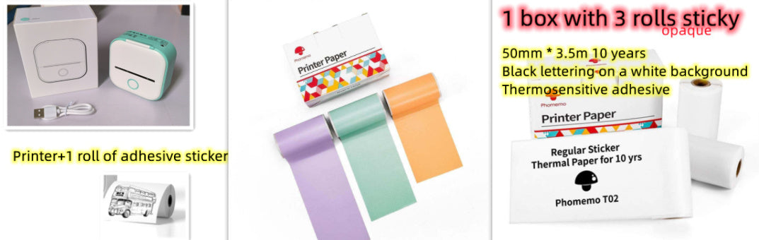 Shopi Vella Portable Mini Thermal Label Printer - Multiple Colors