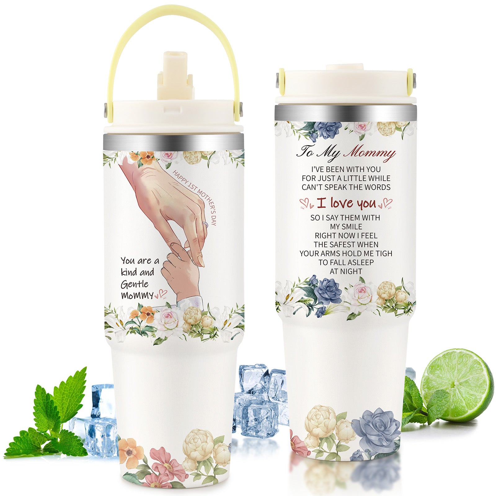 Shopi Vella Custom Gift Tumbler for Couples - Romantic Design