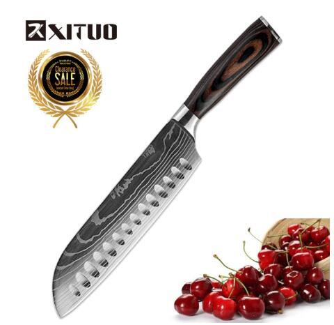 Shopi Vella Carpenter's Chef Knife 8 Piece Set - Damascus Steel