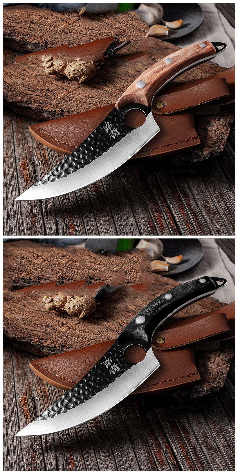 Shopi Vella Forged Boning Knife with Wooden Handle