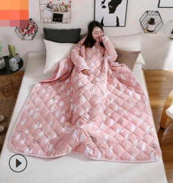 Shopi Vella Winter Quilt with Sleeves Cozy Design