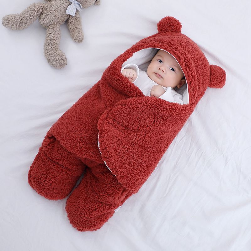 Shopi Vella Thick Winter Baby Quilt with Hooded Design