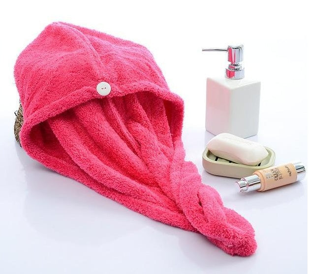 Shopi Vella Women's Hair Drying Towel Soft & Absorbent