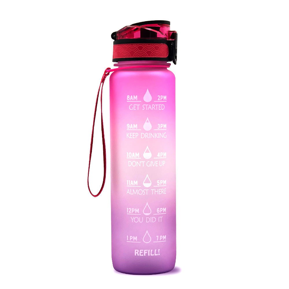 Shopi Vella Motivational Water Bottle with Time Marker