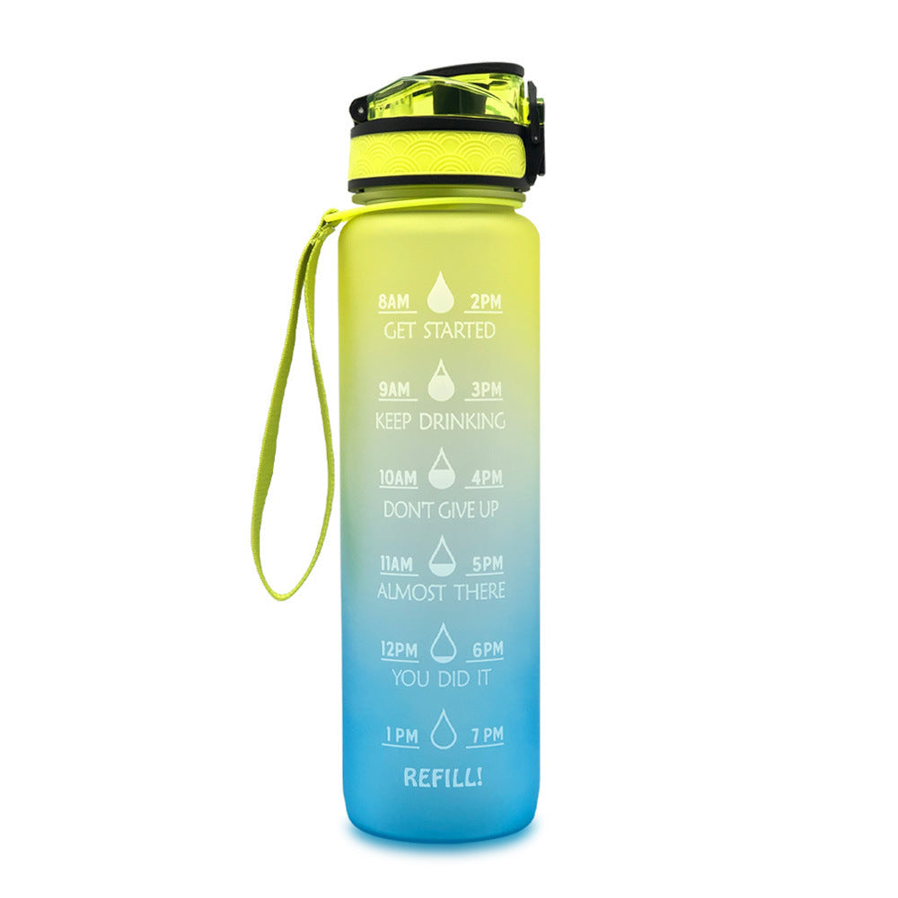Shopi Vella Motivational Water Bottle with Time Marker