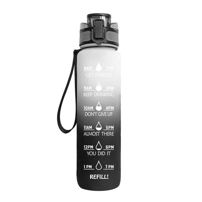Shopi Vella Motivational Water Bottle with Time Marker
