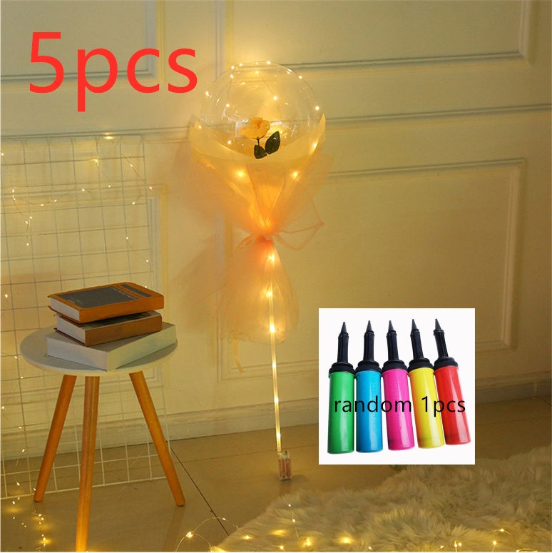 Shopi Vella LED Rose Balloon Bouquet with Lights