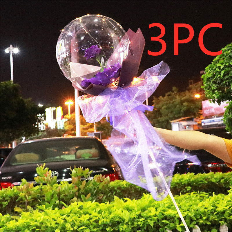 Shopi Vella LED Rose Balloon Bouquet with Lights