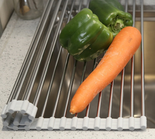 Shopi Vella Foldable Kitchen Sink Rack Stainless Steel