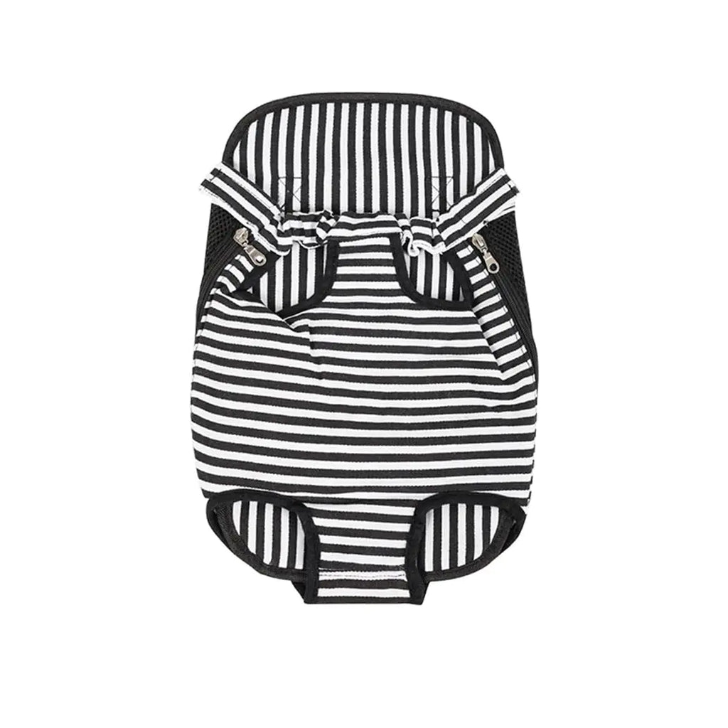 Leconpet Pet Carrier Backpack Legs Out Adjustable Pet Front Cat Dog Carrier Backpack Easy-Fit Dog Travel Backpack Carrier for Hiking Camping for Small Medium Puppies Cats (XL Black Stripes)