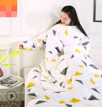 Shopi Vella Winter Quilt with Sleeves Cozy Design
