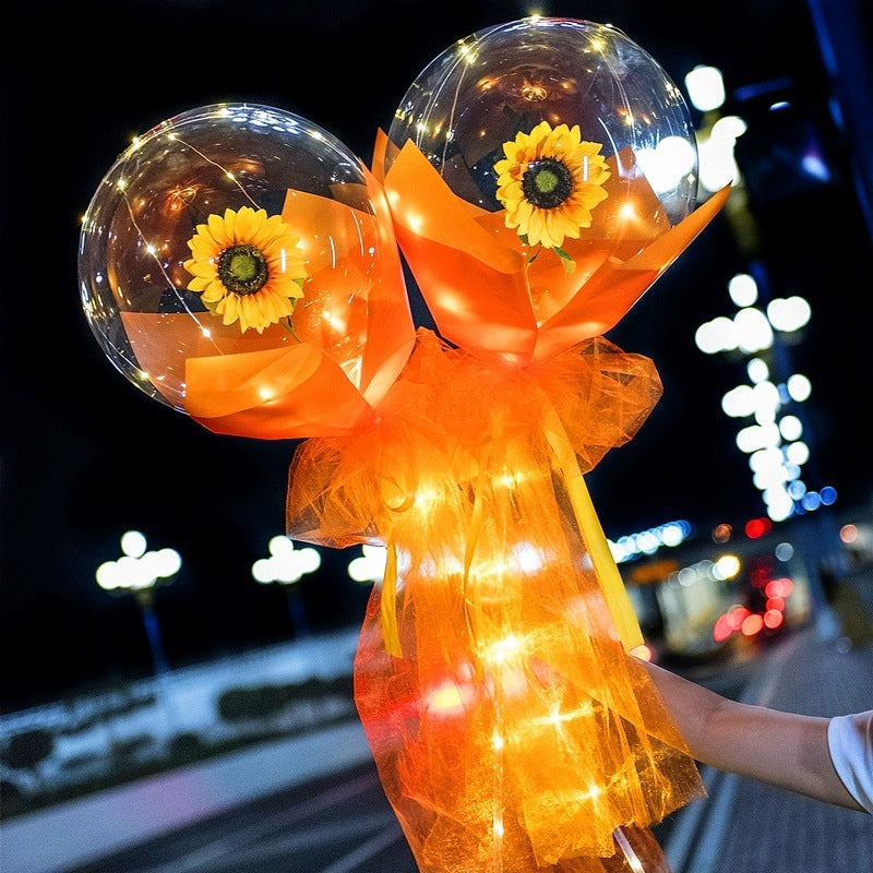 Shopi Vella LED Rose Balloon Bouquet with Lights