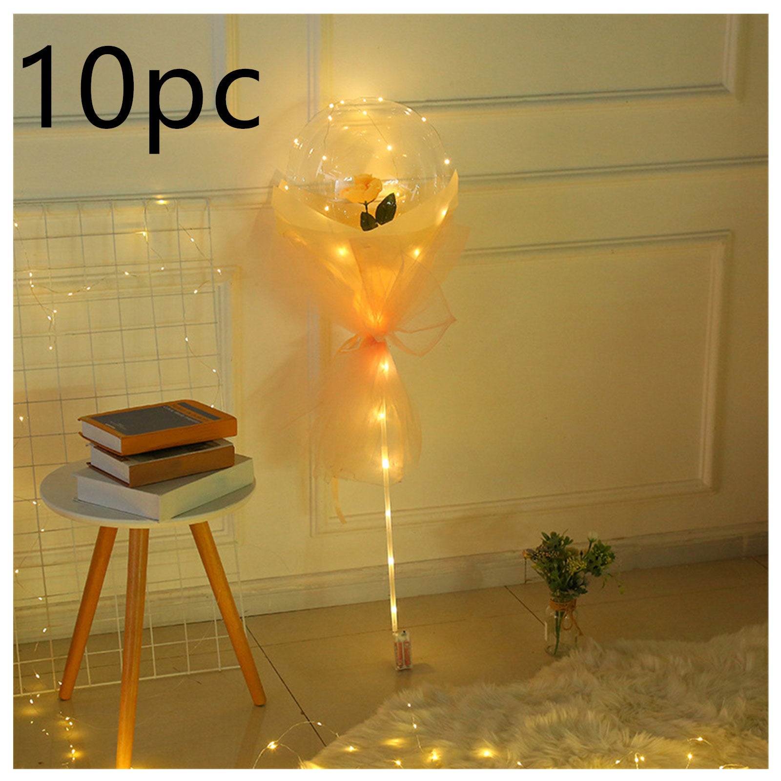 Shopi Vella LED Rose Balloon Bouquet with Lights