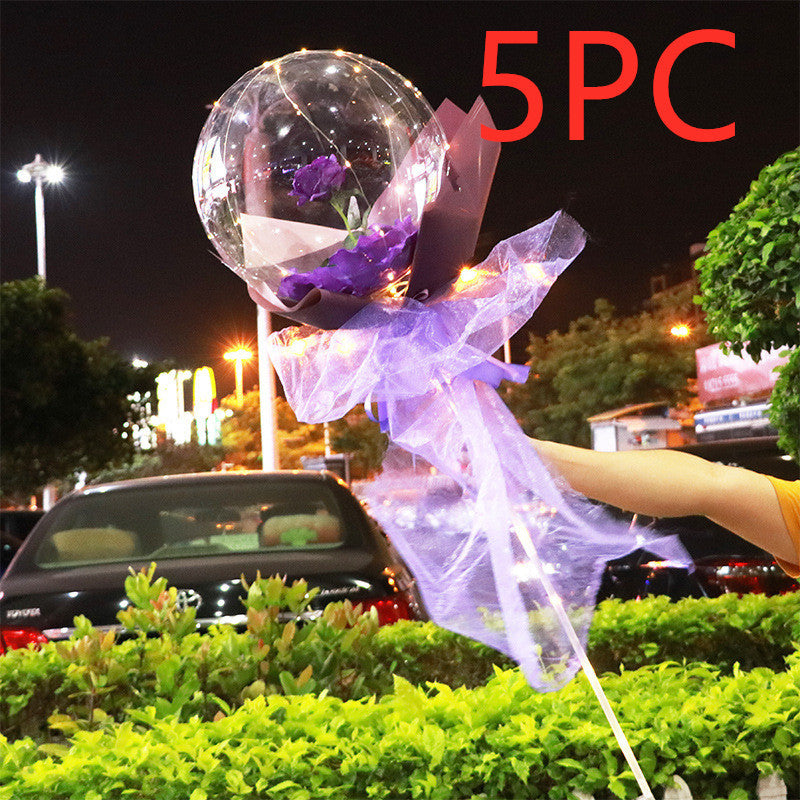 Shopi Vella LED Rose Balloon Bouquet with Lights