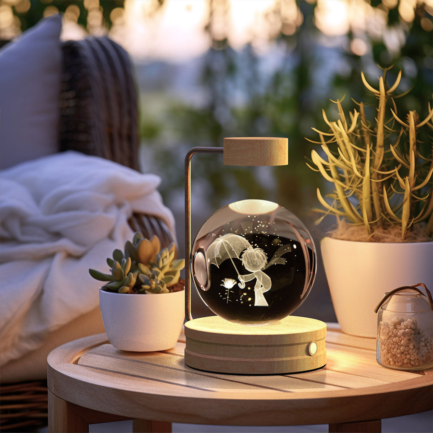 Shopi Vella Birthday Gift Crystal Ball Lamp - Decorative Stationery