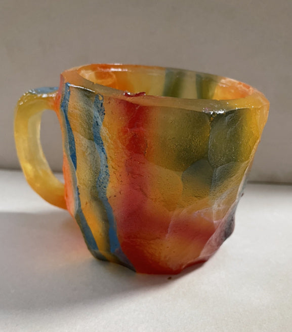 Shopi Vella Resin Crystal Coffee Mug - Unique Kitchen Storage