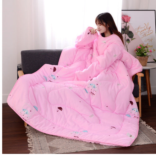 Shopi Vella Winter Quilt with Sleeves Cozy Design