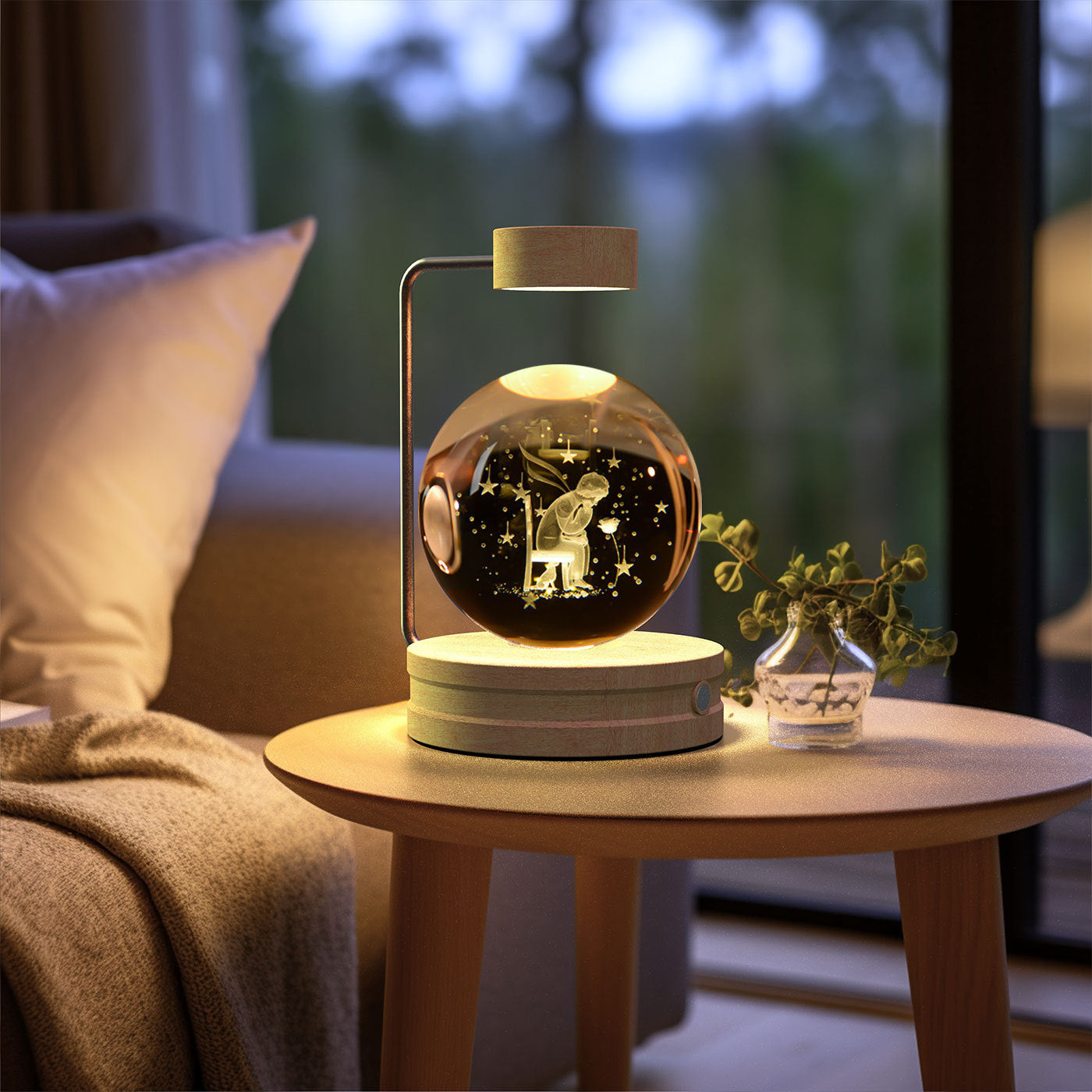 Shopi Vella Birthday Gift Crystal Ball Lamp - Decorative Stationery