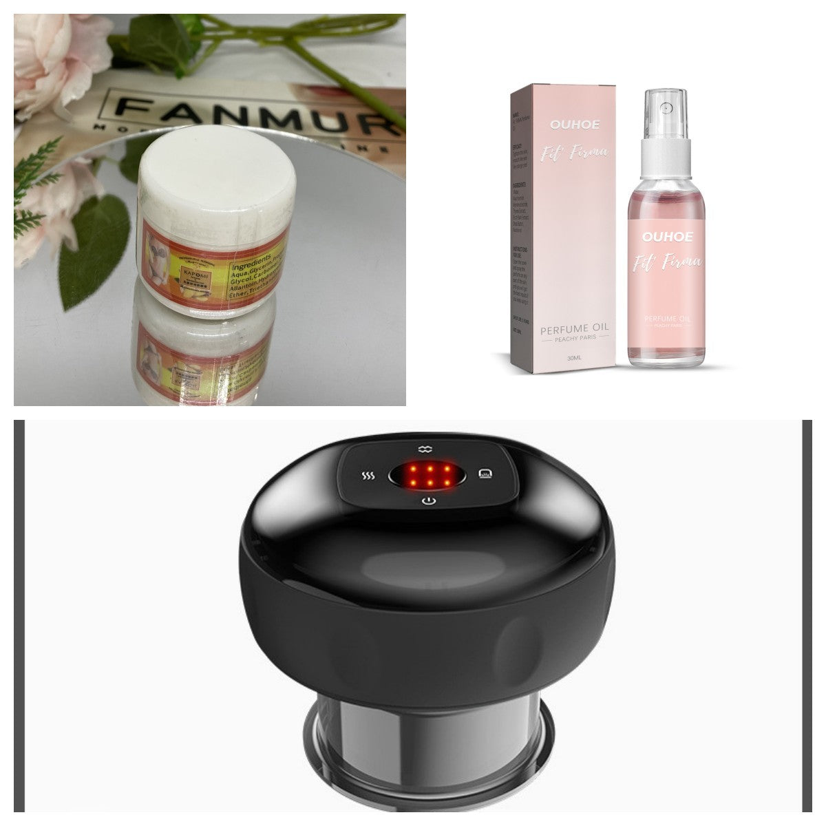 Shopi Vella Anti-Cellulite Vacuum Massager with Negative Pressure