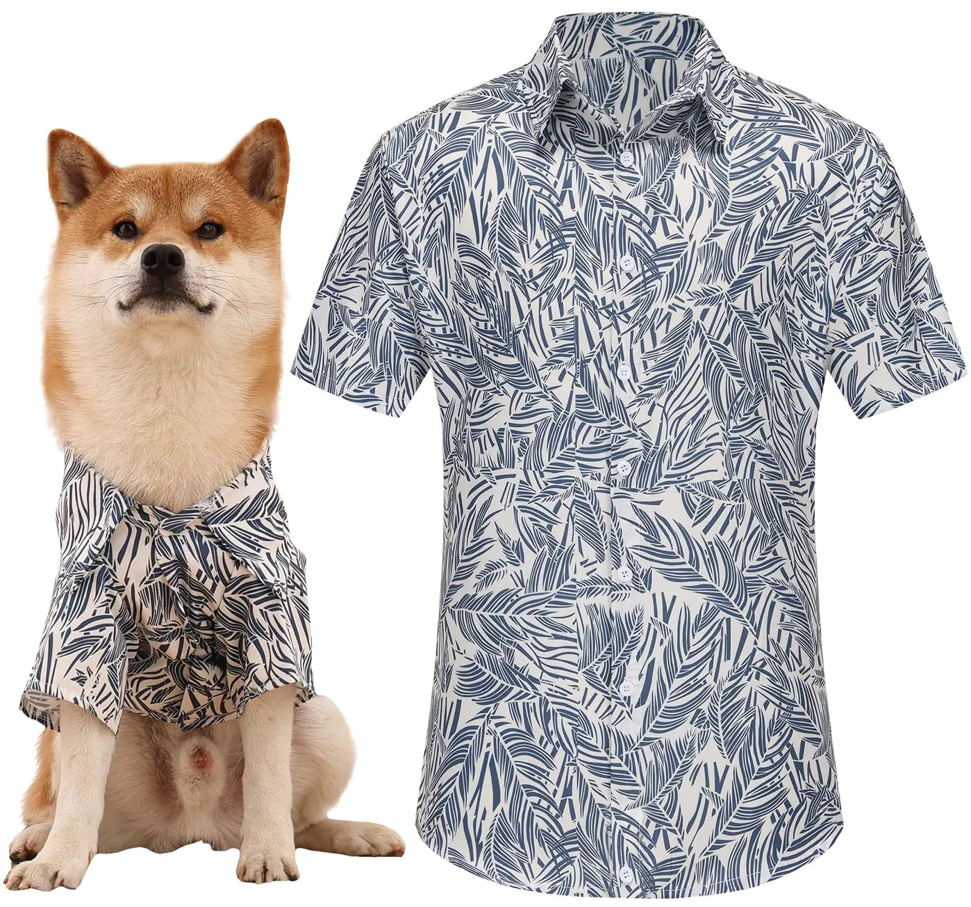 YENBOLOI Dog Hawaii. Shirts Stylish Hawaiian Themed Pet and Owner Matching Apparel Owner and Pet Shirts are Sold Separately