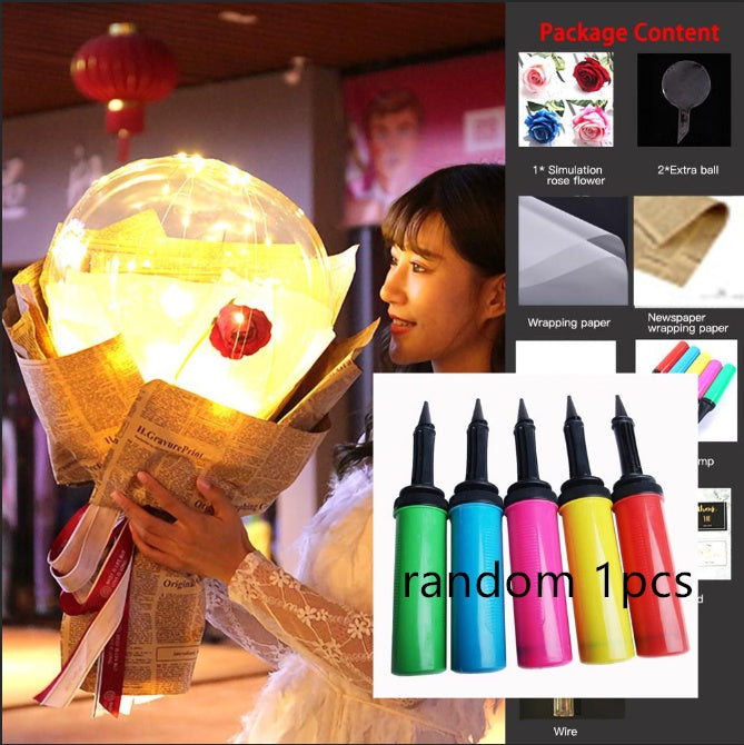 Shopi Vella LED Rose Balloon Bouquet with Lights