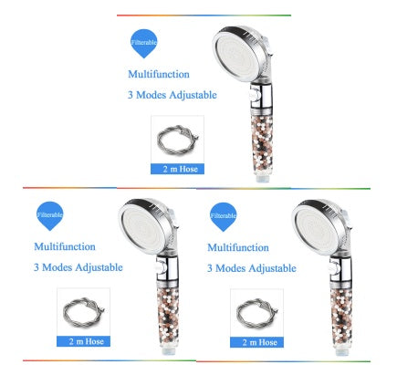 Shopi Vella Negative Ion Shower Head with Filter Beads