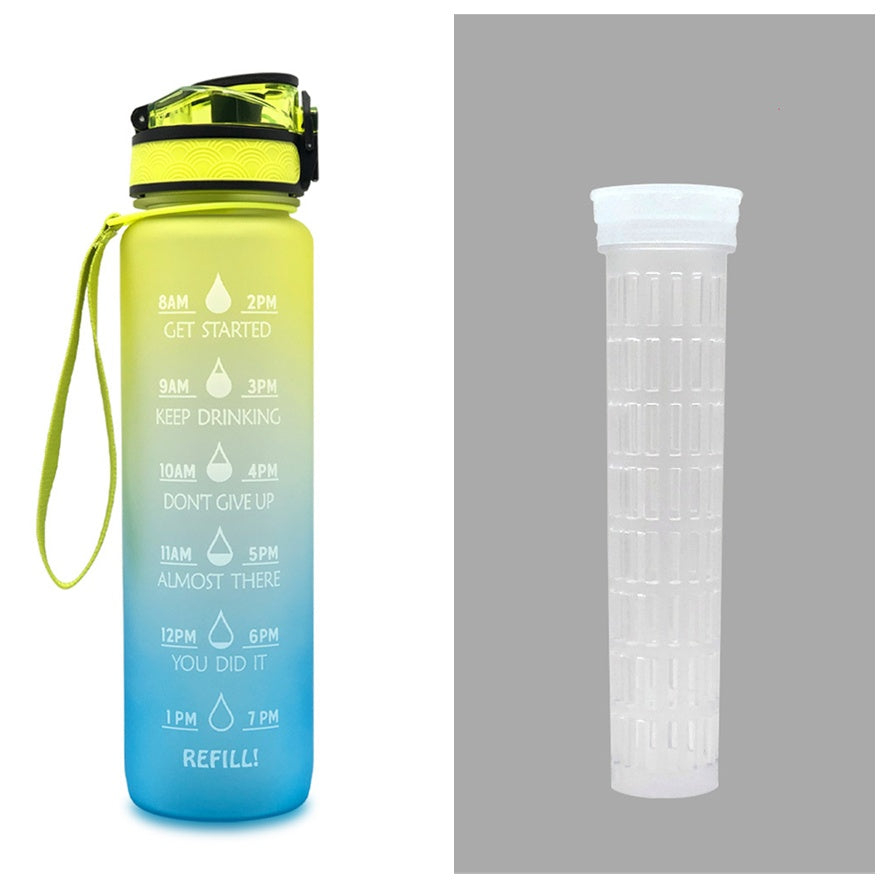 Shopi Vella Motivational Water Bottle with Time Marker