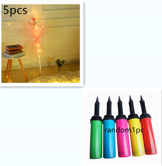 Shopi Vella LED Rose Balloon Bouquet with Lights