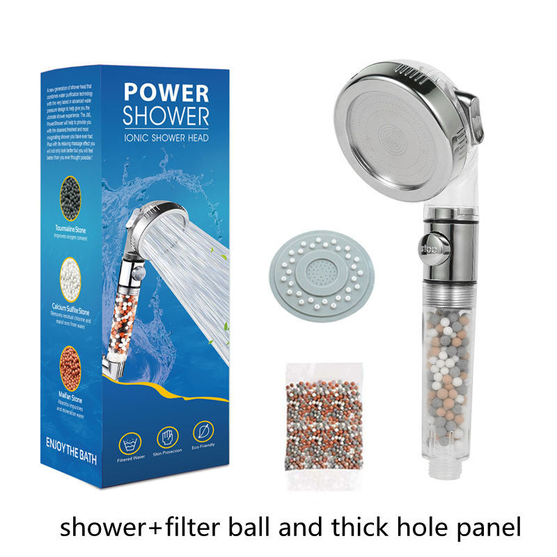 Shopi Vella Negative Ion Shower Head with Filter Beads
