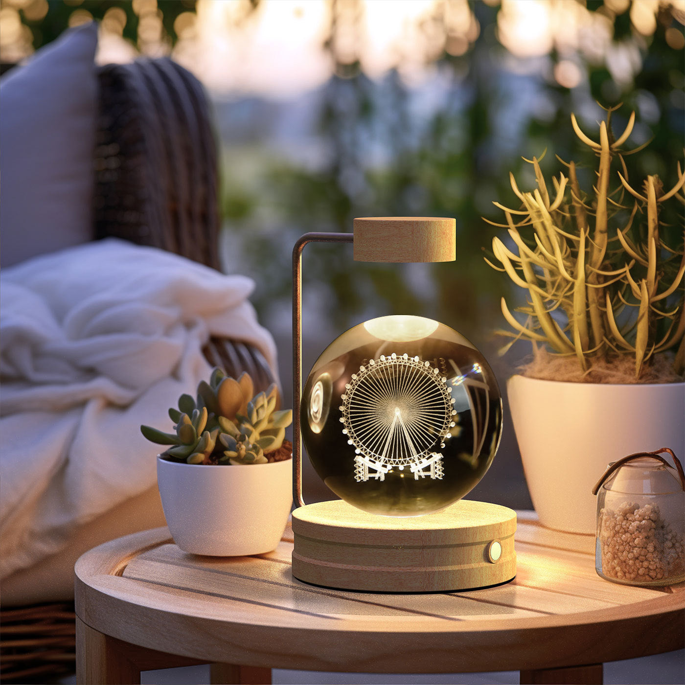 Shopi Vella Birthday Gift Crystal Ball Lamp - Decorative Stationery