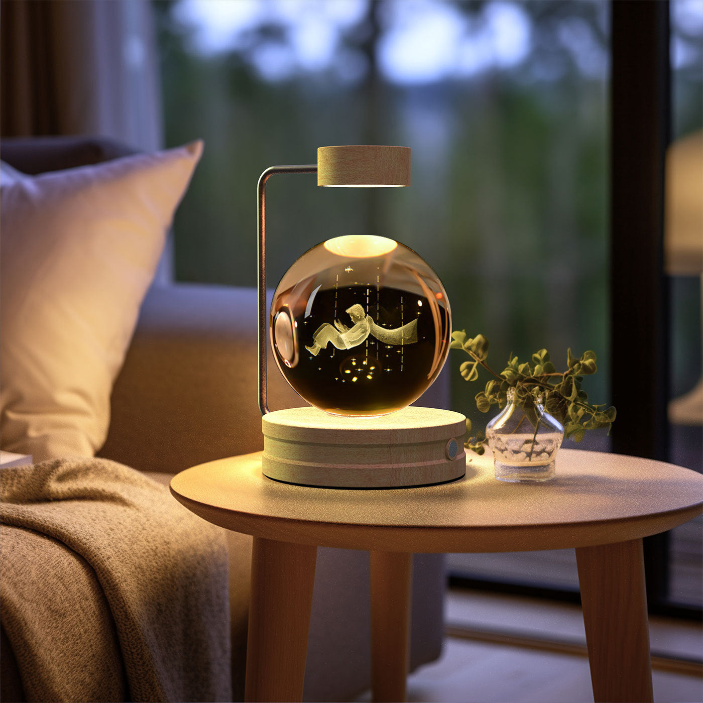 Shopi Vella Birthday Gift Crystal Ball Lamp - Decorative Stationery