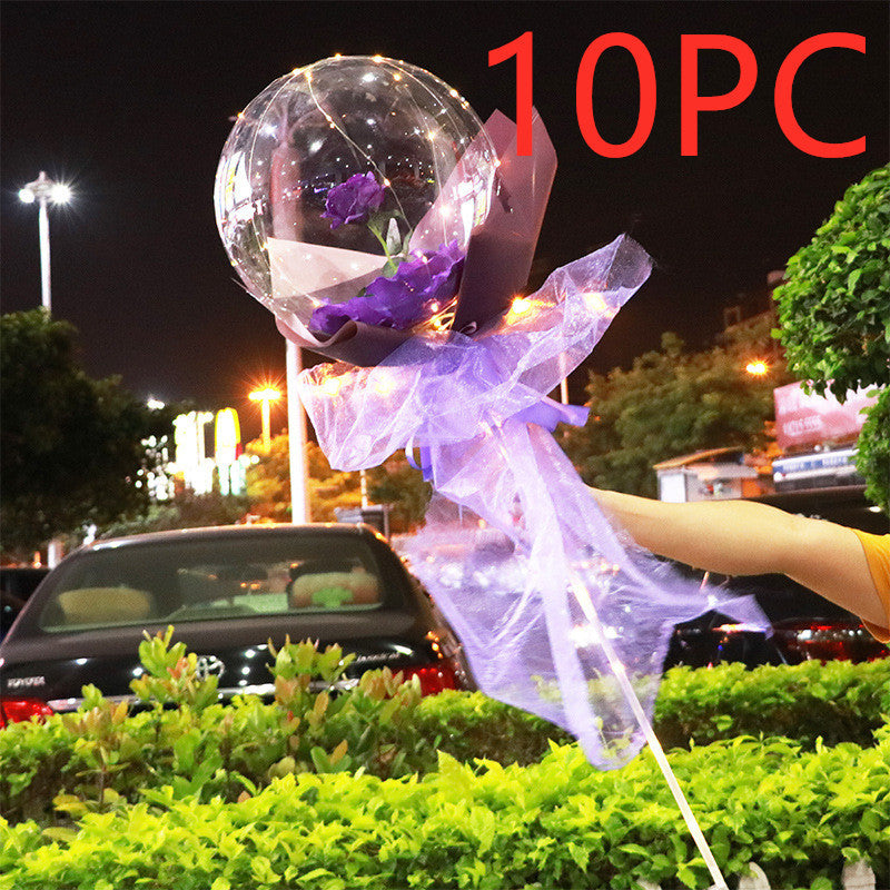 Shopi Vella LED Rose Balloon Bouquet with Lights