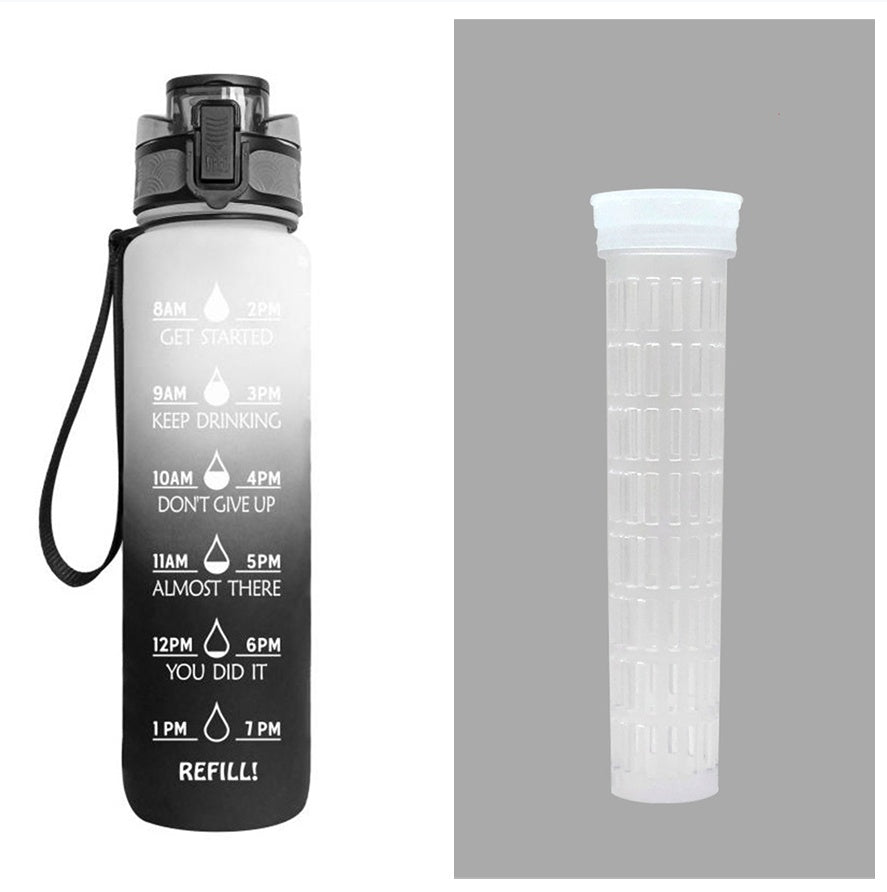 Shopi Vella Motivational Water Bottle with Time Marker
