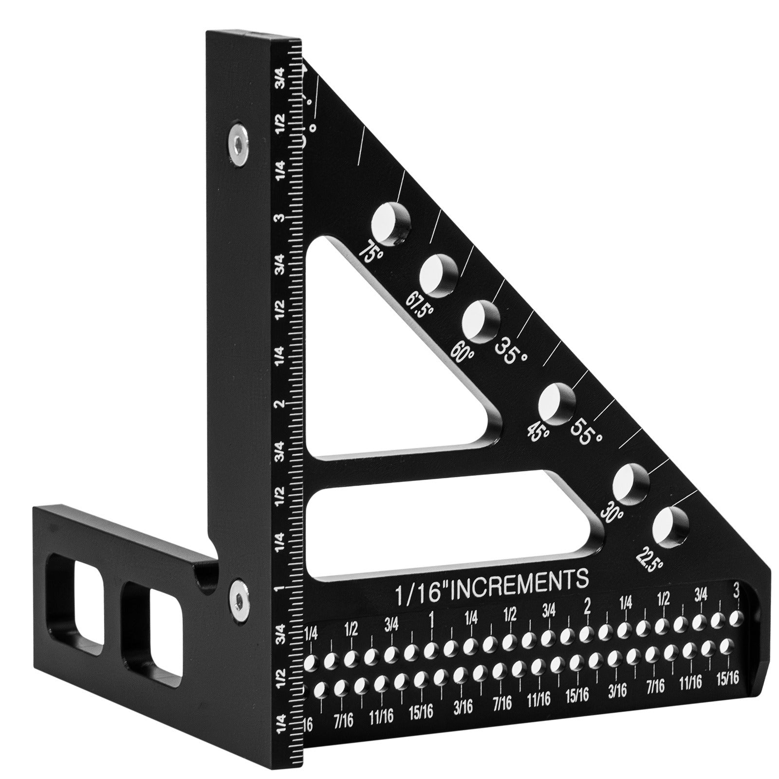 The Black Right-angle Ruler Is Suitable For Various Scenarios Including Construction, DIY Handicrafts, And Mathematics Learning. Its Precise Measurement Function Helps To Achieve Efficient Work.