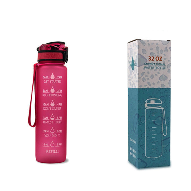 Shopi Vella Motivational Water Bottle with Time Marker