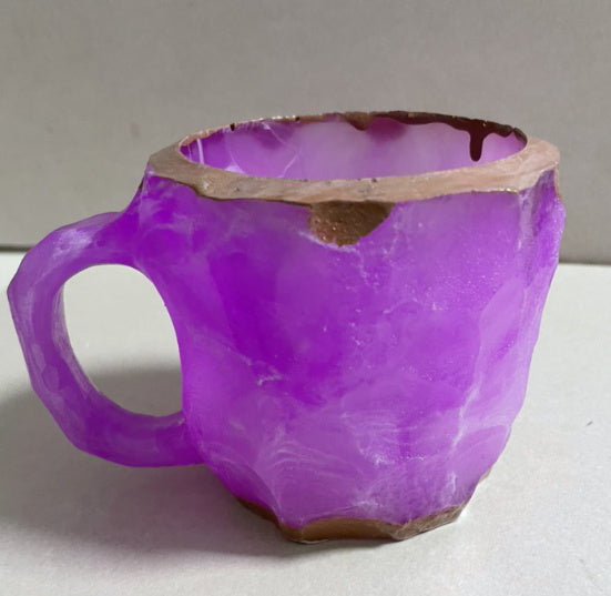 Shopi Vella Resin Crystal Coffee Mug - Unique Kitchen Storage