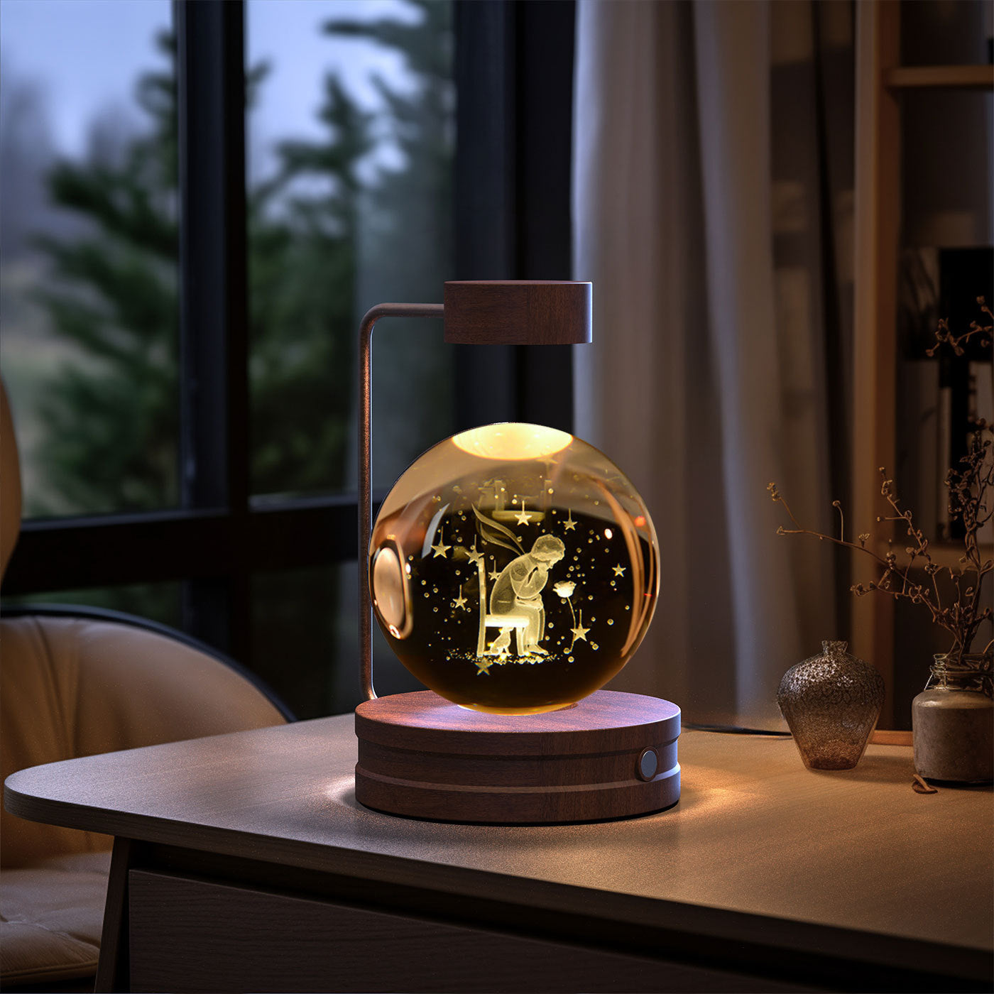 Shopi Vella Birthday Gift Crystal Ball Lamp - Decorative Stationery