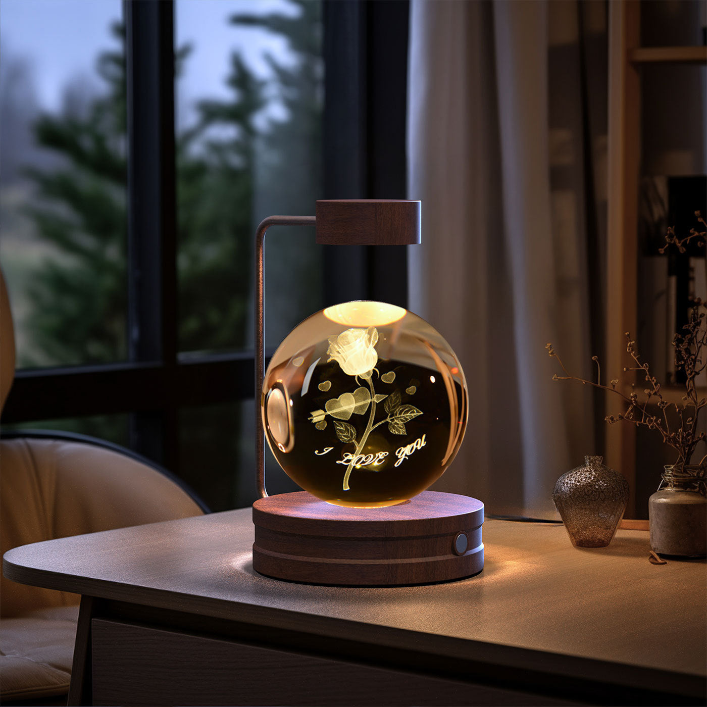 Shopi Vella Birthday Gift Crystal Ball Lamp - Decorative Stationery