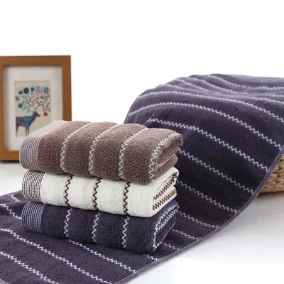 Soft Cotton Face Towel with Embroidery for Adults