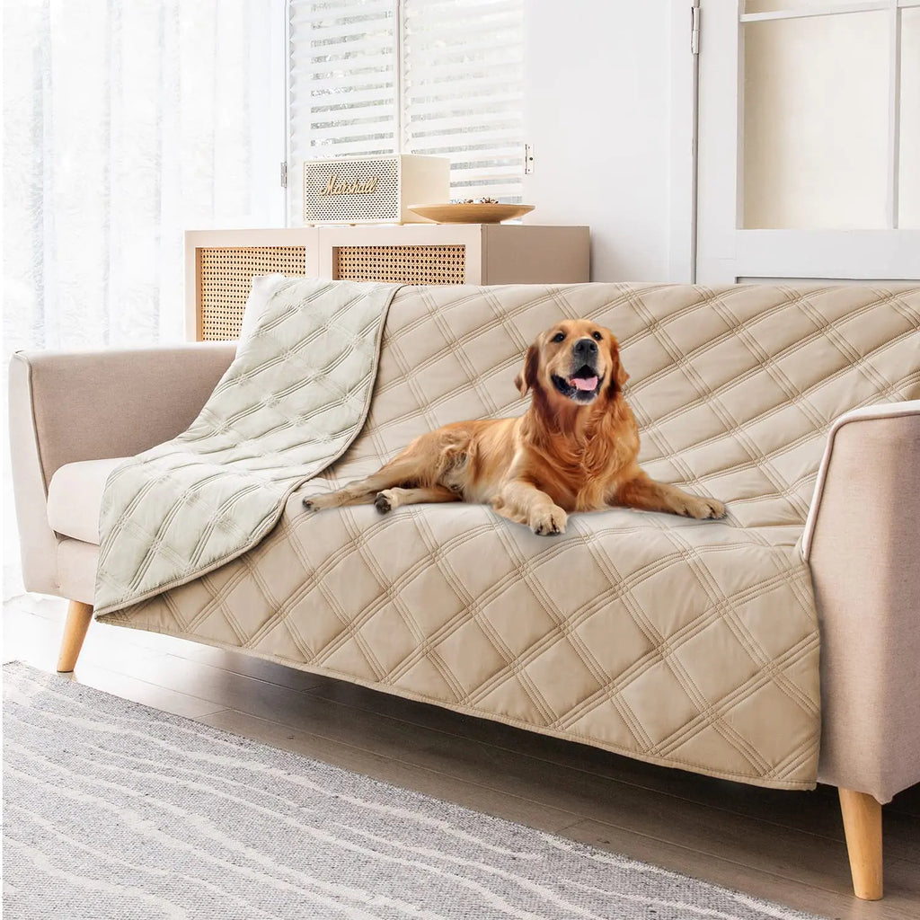 SUNNYTEX Waterproof & Reversible Dog Bed Cover Sofa Couch Cover Furniture Protector for Pets
