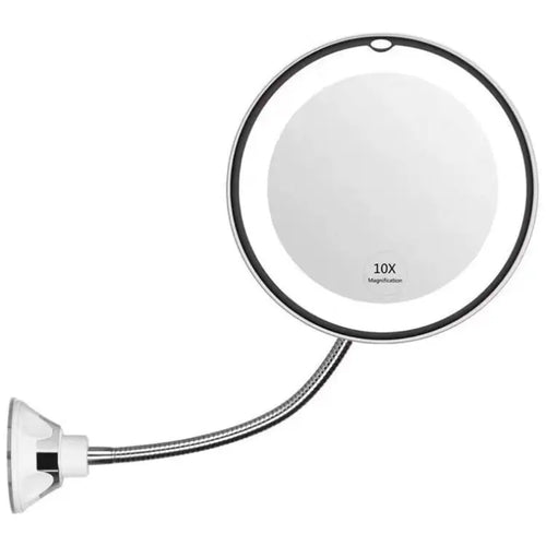 10x Magnifying LED Wall-Mounted Folding Makeup Mirror