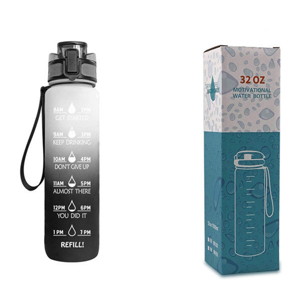 Shopi Vella Motivational Water Bottle with Time Marker