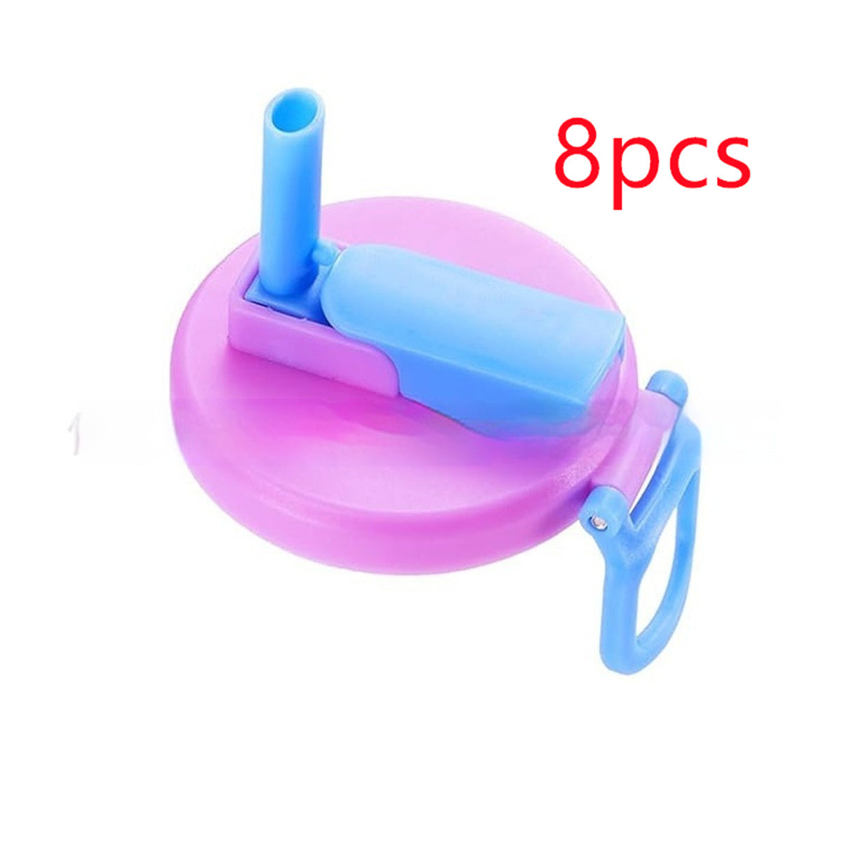 Shopi Vella Reusable Soda Can Lid with Straw - Colorful