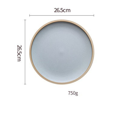 Shopi Vella Pure Color Ceramic Plate Set - Elegant Dinnerware