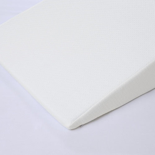 Shopi Vella white adjustable back support pillow with textured surface for bedding set comfort