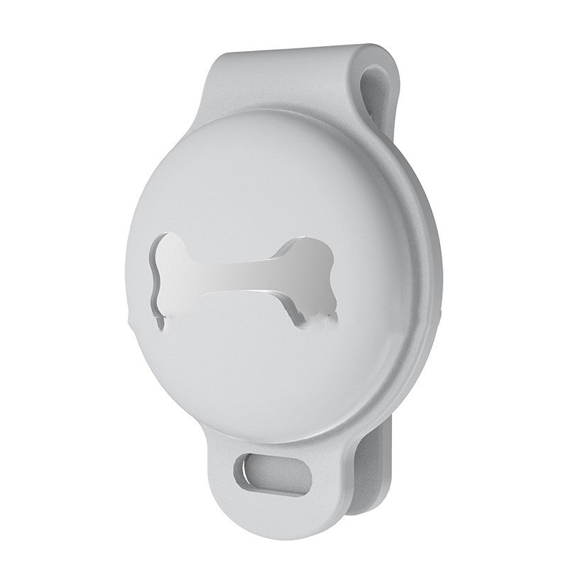 Shopi Vella Aero Tower silicone cover in white with bone-shaped cutout for home storage