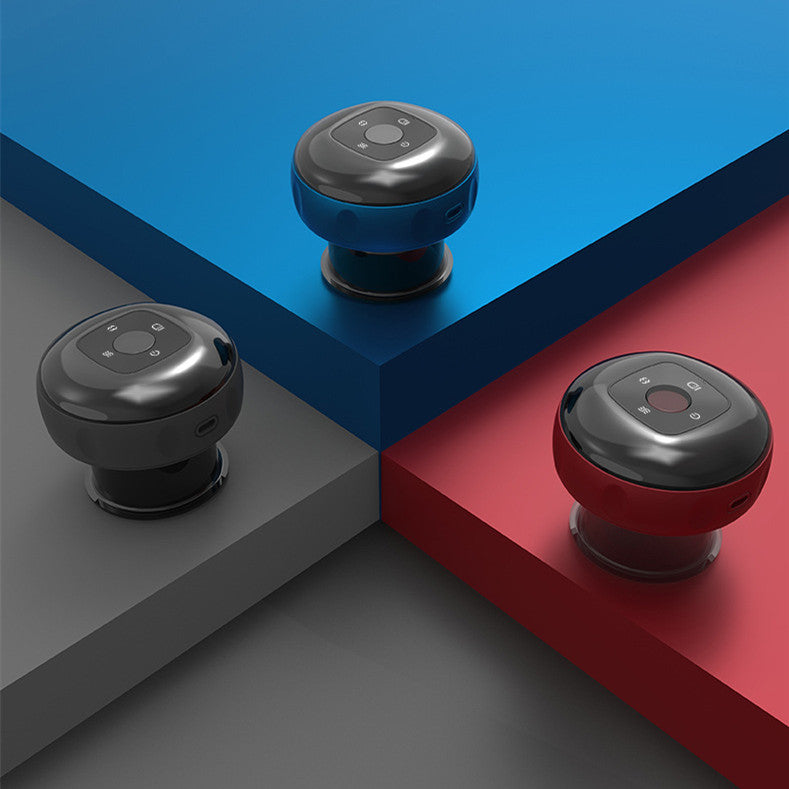 Shopi Vella anti-cellulite vacuum massager in black blue and red for home storage and body care