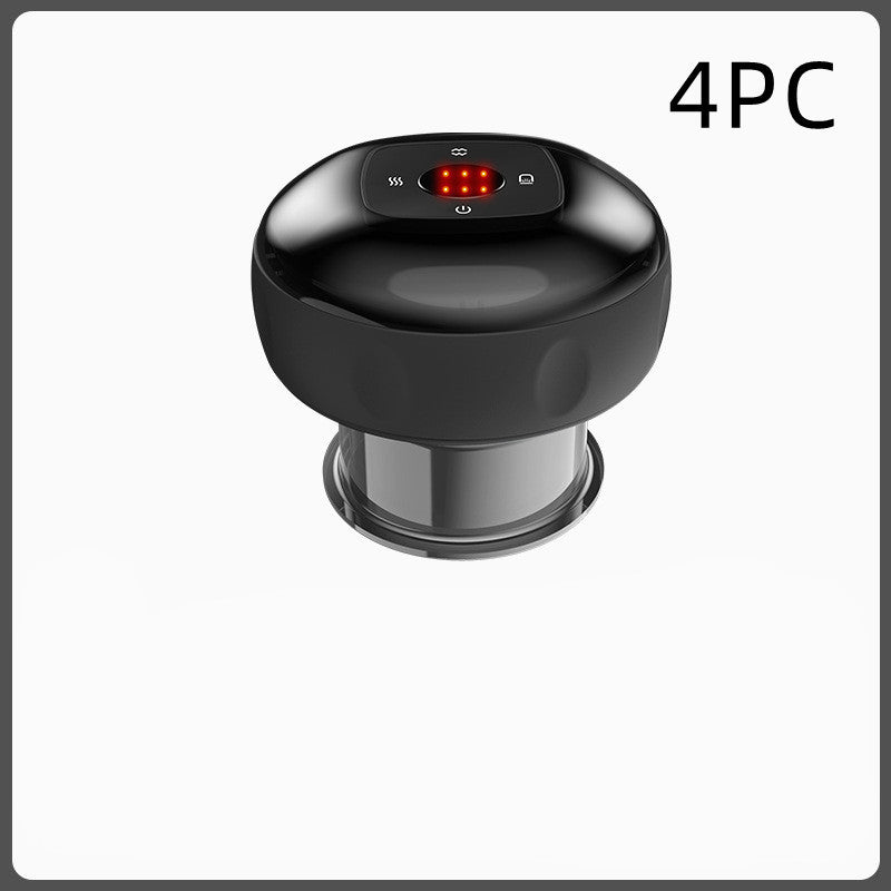 Shopi Vella black anti-cellulite vacuum massager device with digital display and control buttons