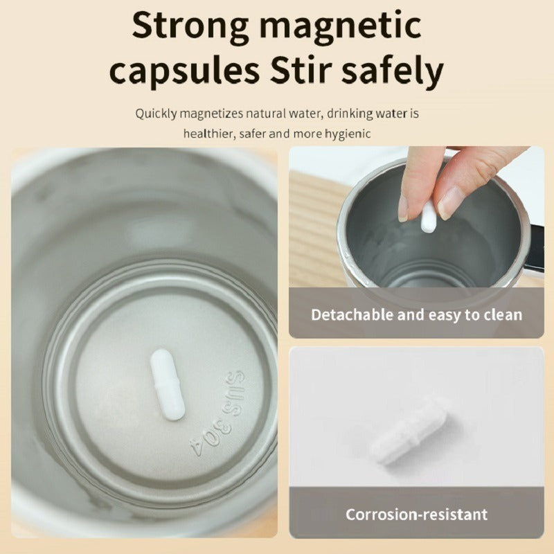 Shopi Vella automatic coffee stirring cup with strong magnetic capsules detachable and corrosion-resistant